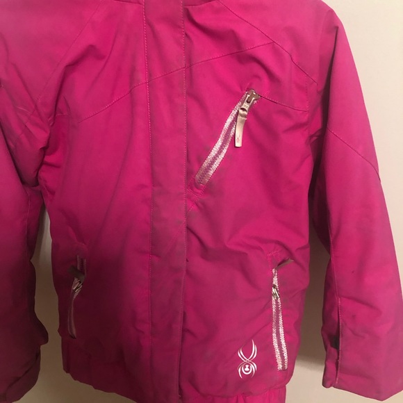 Girls Spyder ski jacket size 12 - Picture 3 of 6